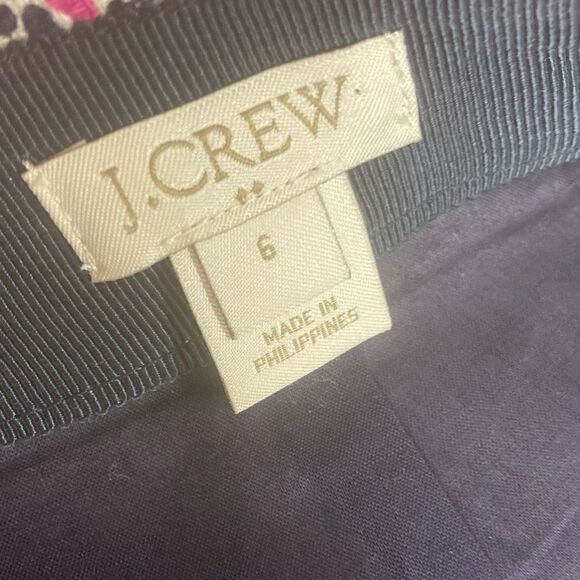 J. CREW‎ Women’s Mini Skirt Multicolored Size 6 Geometric Design - Picture 4 of 8